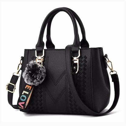 Sac à bandoulière brodé en cuir – Femme