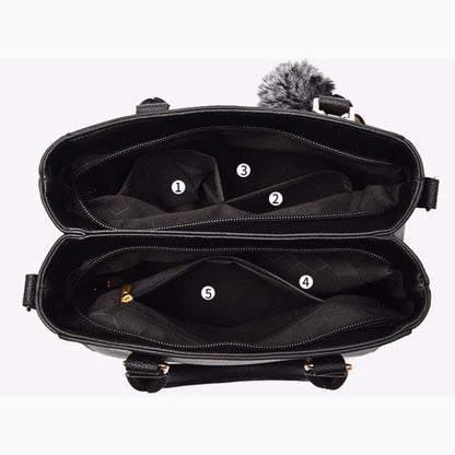 Sac à bandoulière brodé en cuir – Femme