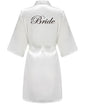 Wedding Party Team Bride Robe With Black Letters Kimono Satin Pajamas Bridesmaid Bathrobe SP2000