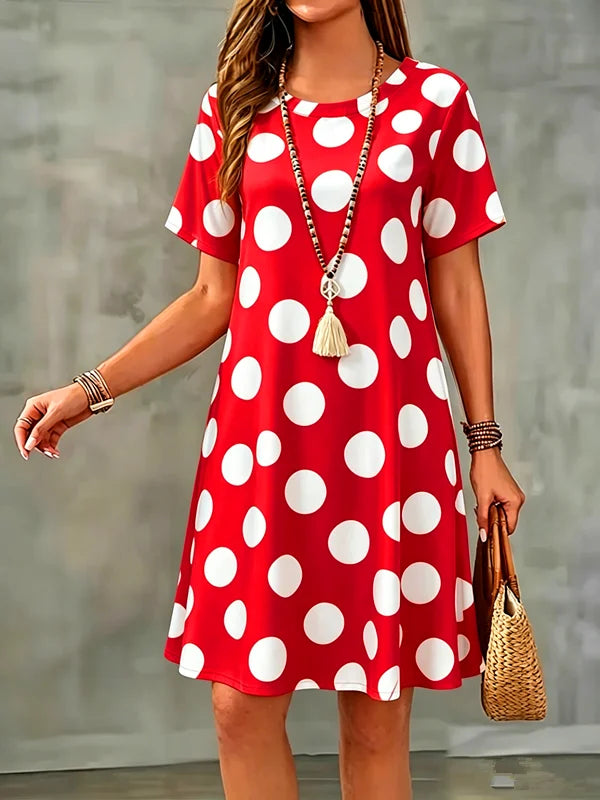 Robe d'été à pois – Coupe ample & légère