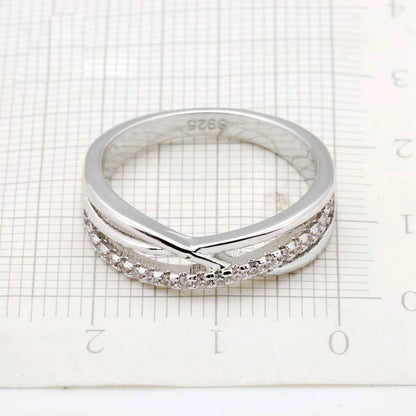 Bague en argent Sterling 925 en Zircon cubique, large croix, couleur, bijoux à la mode pour femmes, bagues de mariage infinies pour fête, nouvelle collection