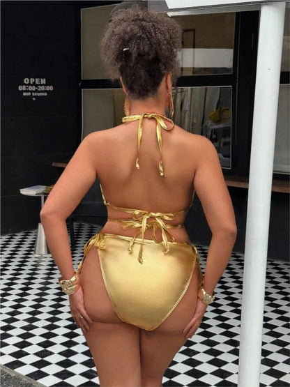 Maillot de bain grande taille pour femme, taille haute, push-up, effet ventre plat, collection été 2026, ensemble bikini
