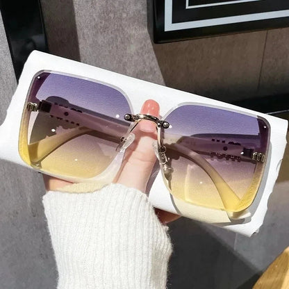 Lunettes de soleil carrées vintage – Protection UV400