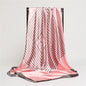 Foulard Carré à Rayures 90x90cm
