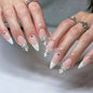 Faux Ongles Press-On Forme Amande – 24 Pièces, Motifs & Couleurs Variés