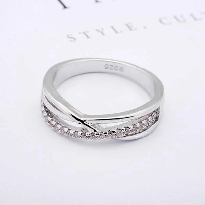 Bague en argent Sterling 925 en Zircon cubique, large croix, couleur, bijoux à la mode pour femmes, bagues de mariage infinies pour fête, nouvelle collection