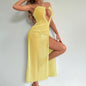 Robe Maxi en Dentelle Transparente – Élégante & Sexy