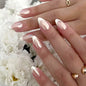 Faux Ongles Press-On Forme Amande – 24 Pièces, Motifs & Couleurs Variés