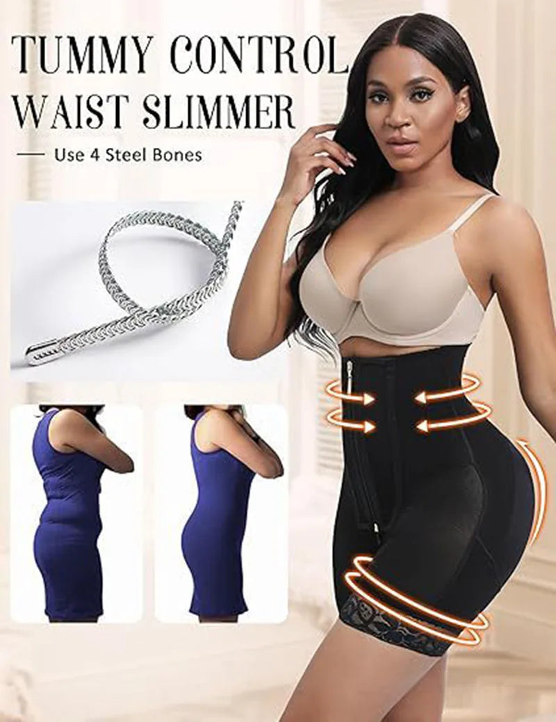 Short Gainant Taille Haute BBL – Culotte Sculptante Ventre Plat