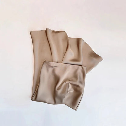 Jupe Satin Sirène Longue – Taille Haute