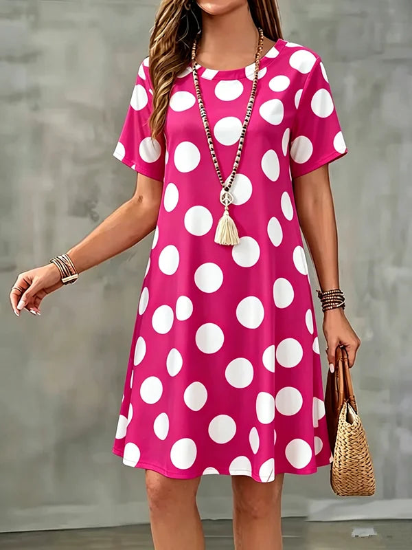 Robe d'été à pois – Coupe ample & légère