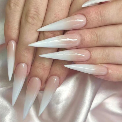 Faux Ongles Press-On Forme Amande – 24 Pièces, Motifs & Couleurs Variés