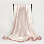 Foulard Carré à Rayures 90x90cm