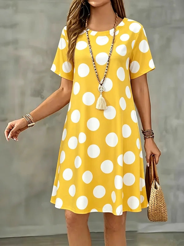 Robe d'été à pois – Coupe ample & légère