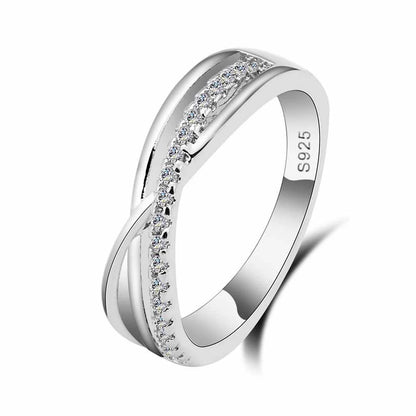Bague en argent Sterling 925 en Zircon cubique, large croix, couleur, bijoux à la mode pour femmes, bagues de mariage infinies pour fête, nouvelle collection