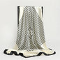 Foulard Carré à Rayures 90x90cm