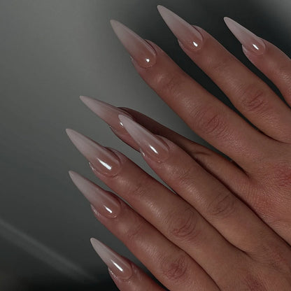 Faux Ongles Press-On Forme Amande – 24 Pièces, Motifs & Couleurs Variés