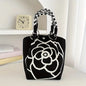 Sac Fourre-Tout Tricoté Grande Capacité