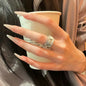 Faux Ongles Press-On Forme Amande – 24 Pièces, Motifs & Couleurs Variés