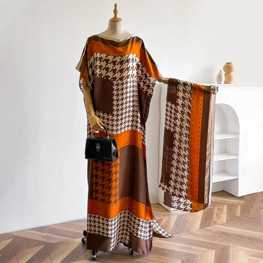 Women's Printed Scarf Shawl — Multifunction, 135-175 cm
