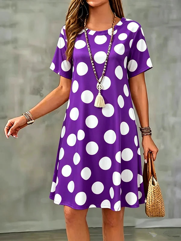 Robe d'été à pois – Coupe ample & légère