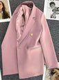 Blazer Double Boutonnage Femme – Veste Élégante Printemps/Été