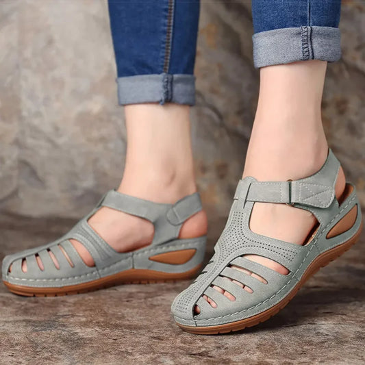 Bohemian Gladiator Sandals – Summer Back Strap