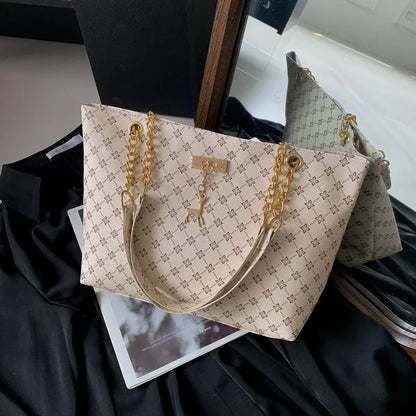 Sac À Bandoulière Fourre-Tout – Cuir Souple Grande Capacité