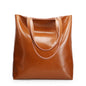 Sac Fourre-Tout en Cuir Véritable – Style Rétro
