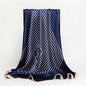 Foulard Carré à Rayures 90x90cm