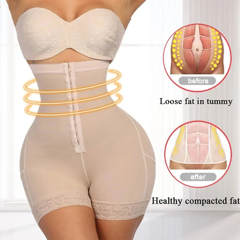 Gaine Gainante Taille Haute Rehausseur de Fesses | Shapewear Femme S-6XL