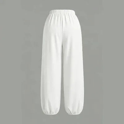 Pantalon Large Taille Haute – Fluide & Décontracté