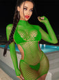 Robe lingerie résille moulante – Transparente, sexy, coupe gaine