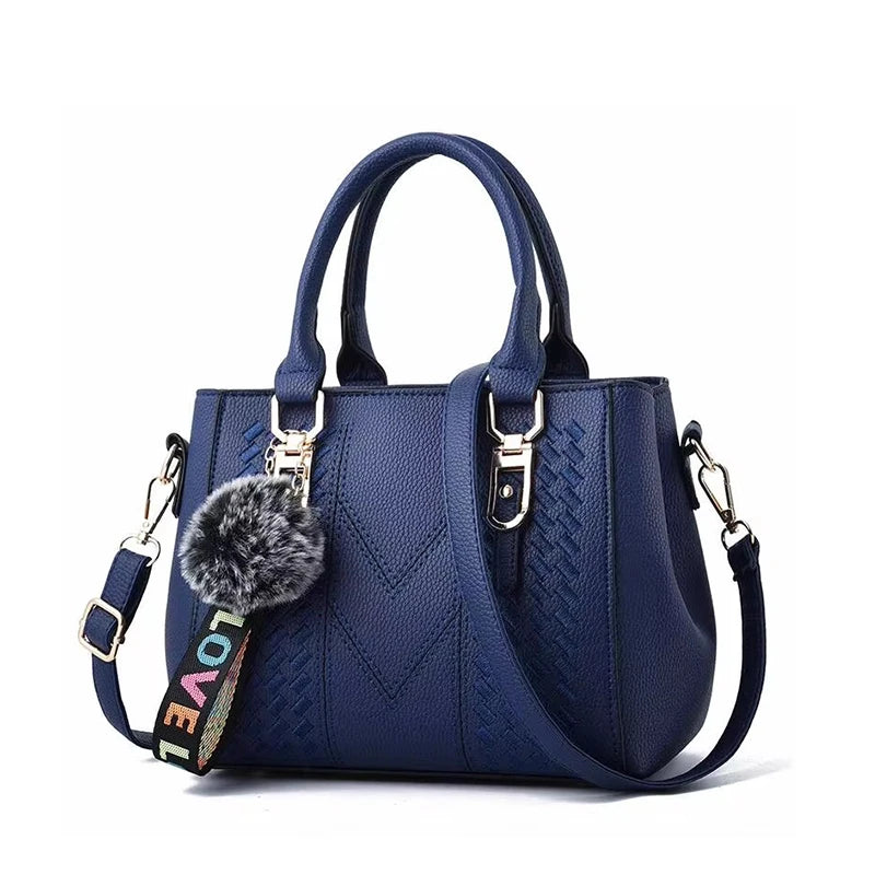 Sac à bandoulière brodé en cuir – Femme